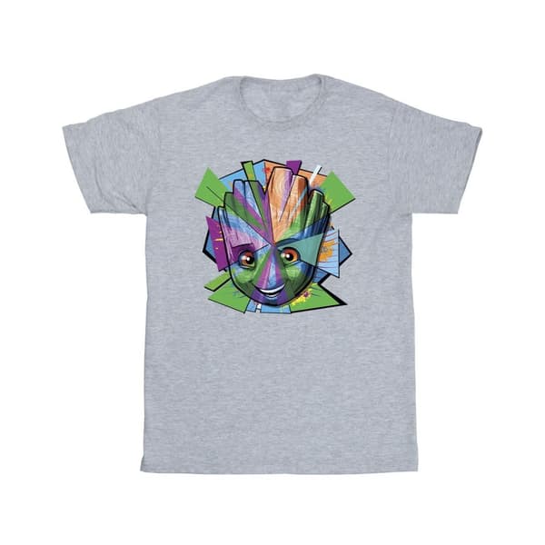 Marvel Mens Guardians Of The Galaxy Groot Shattered T-Shirt