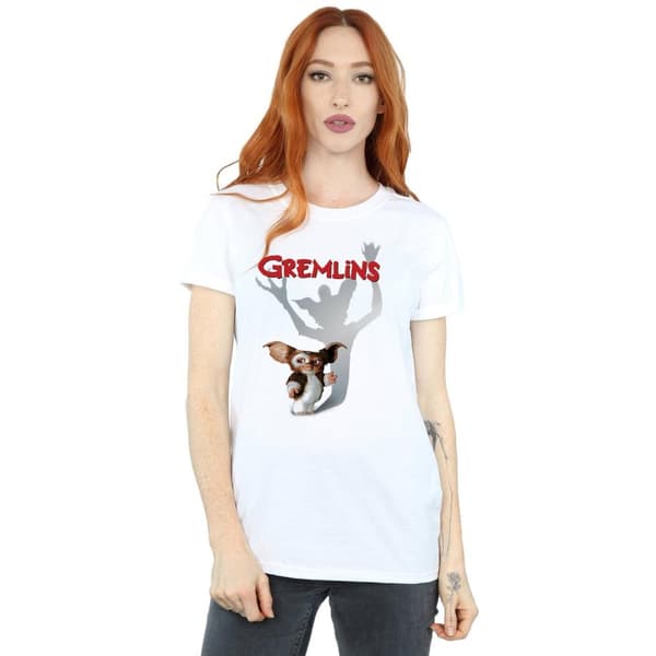 Gremlins Womens/Ladies Gizmo Shadow Cotton Boyfriend T-Shirt