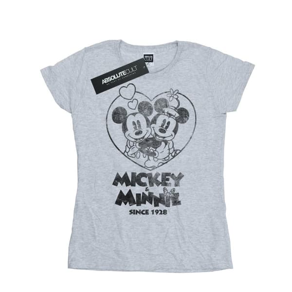 Disney Dam/Tjej Mickey And Minnie Mouse Since 1928 - T-shirt i bomull