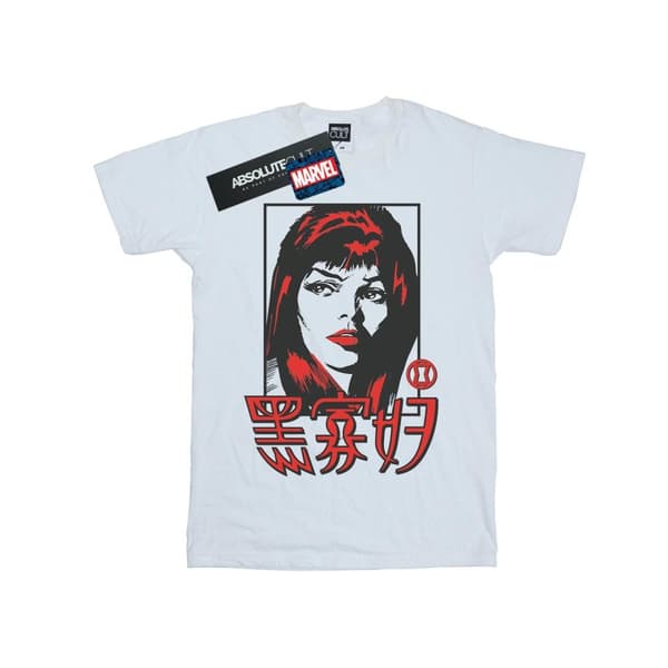 Marvel T-shirt med kinesisk logotyp för herr Black Widow