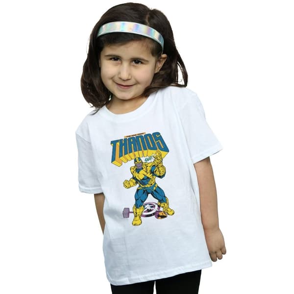 Marvel Girls Thanos Mad Titan Snap Cotton T-Shirt