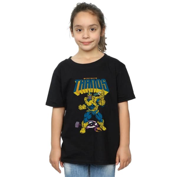 Marvel Girls Thanos Mad Titan Snap Cotton T-Shirt