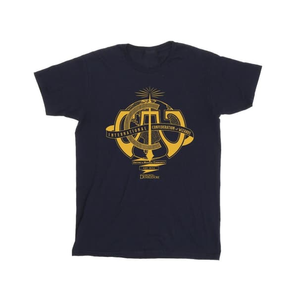 Fantastic Beasts: The Secrets of Dumbledore Girls International Confederation Of Wizards Cotton T-Shirt