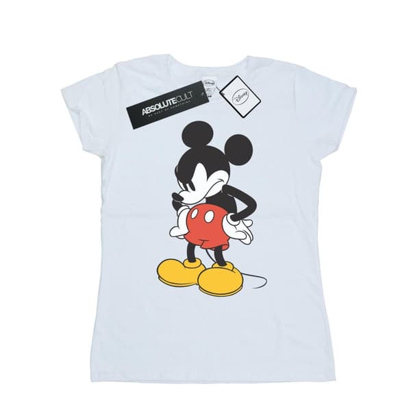 Disney Dam/Hand Mickey Mouse Angry Look Down - T-shirt i bomull