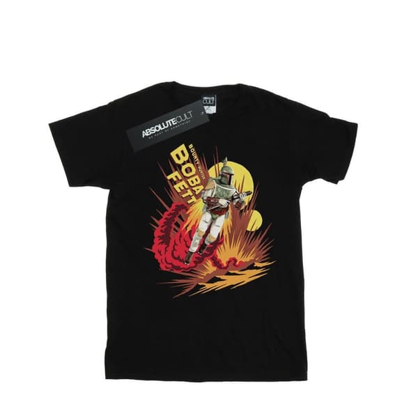 Star Wars Mens Boba Fett Rocket Powered T-Shirt