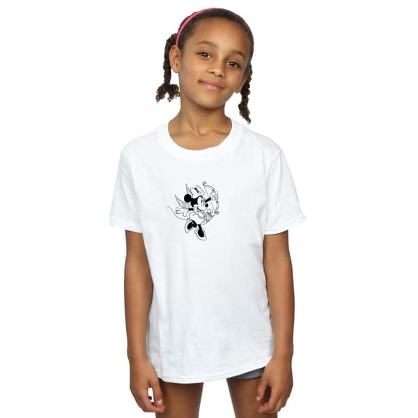 Disney Minnie Mouse Love Cherub T-shirt i bomull för flickor