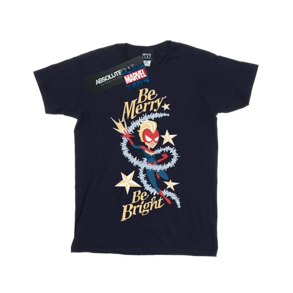 Marvel Be Merry Be Bright T-shirt i bomull för flickor