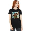 Miniatyrbillede 2 af 3: Disney Womens/Ladies Moana Maui Cotton Boyfriend T-Shirt