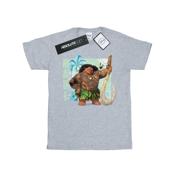 Disney Womens/Ladies Moana Maui Cotton Boyfriend T-Shirt