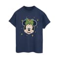 Pikkukuva 1 / 3: Disney Womens/Ladies Minnie Mouse Happy Christmas Cotton Boyfriend T-Shirt