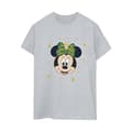 Pikkukuva 1 / 3: Disney Womens/Ladies Minnie Mouse Happy Christmas Cotton Boyfriend T-Shirt