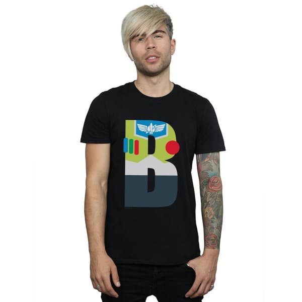 Disney Mens Alphabet B Is For Buzz Lightyear T-Shirt
