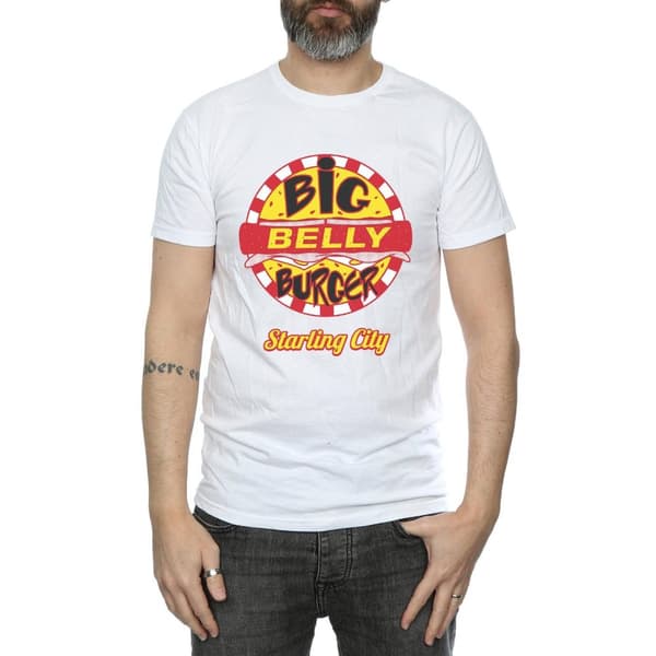 DC Comics Mens Arrow Big Belly Burger Logo T-Shirt