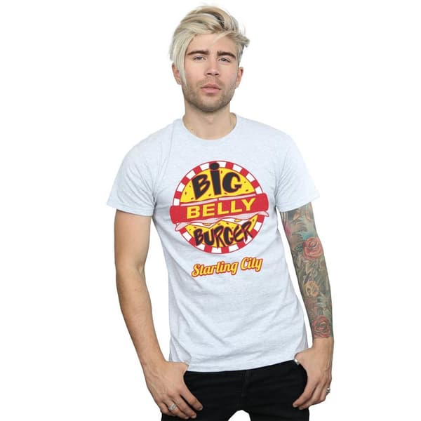 DC Comics Mens Arrow Big Belly Burger Logo T-Shirt