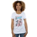 Miniatyrbild 2 av 3: Marvel Dam/Tjej Daredevil Distressed Bullseye Vs Elektra Cover Bomulls-T-shirt