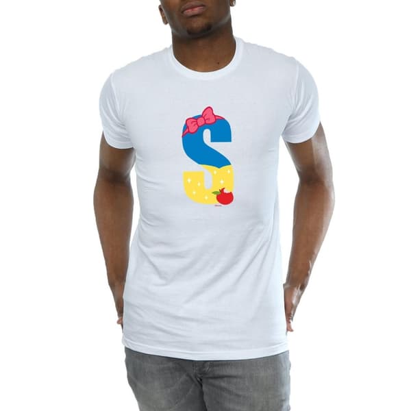 Disney Alphabet S Is For Snow White T-shirt för herrar