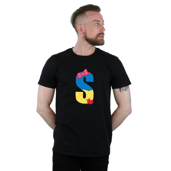 Disney Alphabet S Is For Snow White T-shirt för herrar