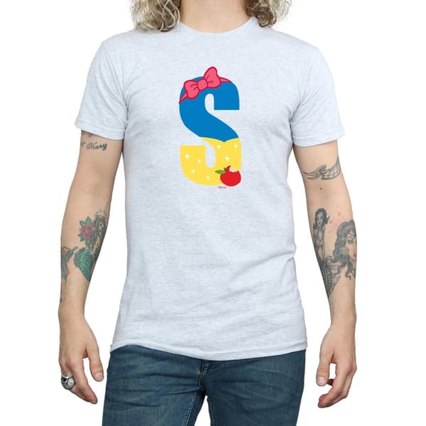 Disney Alphabet S Is For Snow White T-shirt för herrar
