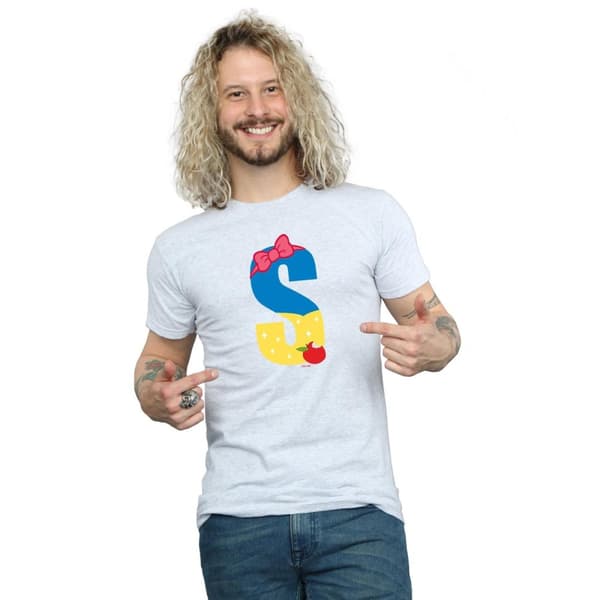 Disney Alphabet S Is For Snow White T-shirt för herrar