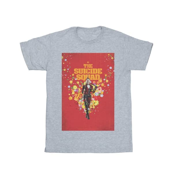 DC Comics Mens The Suicide Squad Harley Quinn Poster T-Shirt