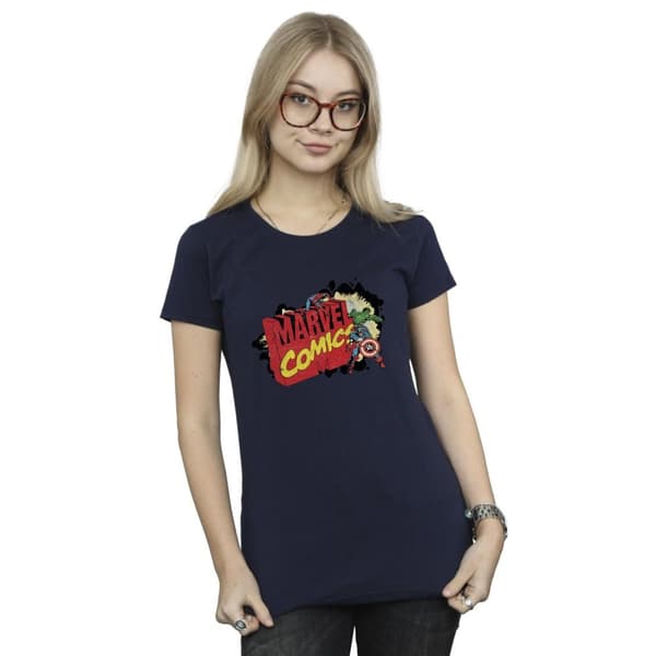 Marvel Dam/Tjej Comics Big M T-shirt i bomull