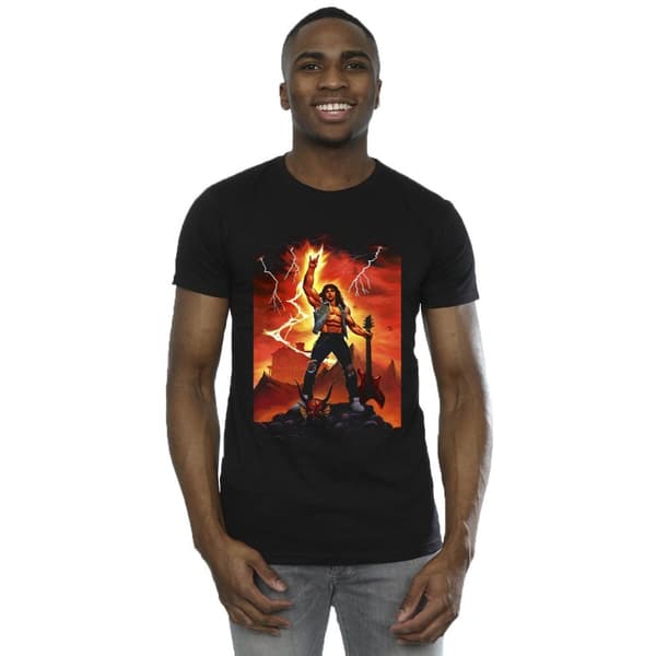 Netflix Mens Stranger Things Hell Guitar T-Shirt
