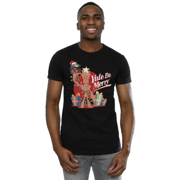 Marvel Yule Be Merry T-shirt för herrar