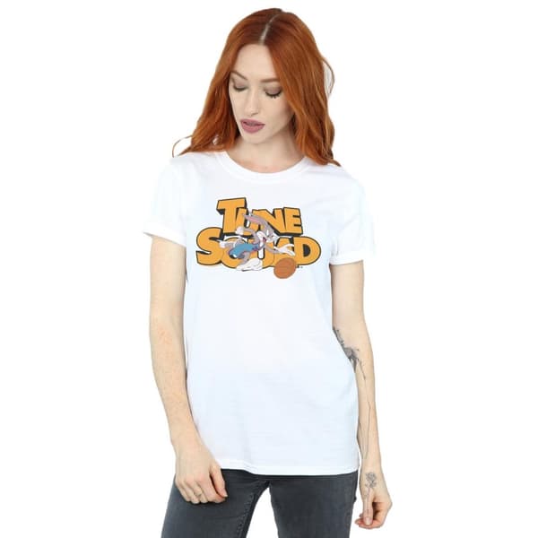 Space Jam: A New Legacy Womens/Ladies Tune Squad Bugs Bunny Cotton Boyfriend T-Shirt