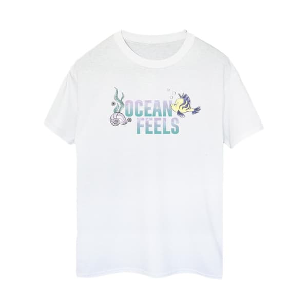 Disney Dam/Tjej Den lilla sjöjungfrun Ocean Boyfriend T-shirt i bomull