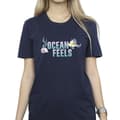 Miniatyrbild 3 av 4: Disney Dam/Tjej Den lilla sjöjungfrun Ocean Boyfriend T-shirt i bomull