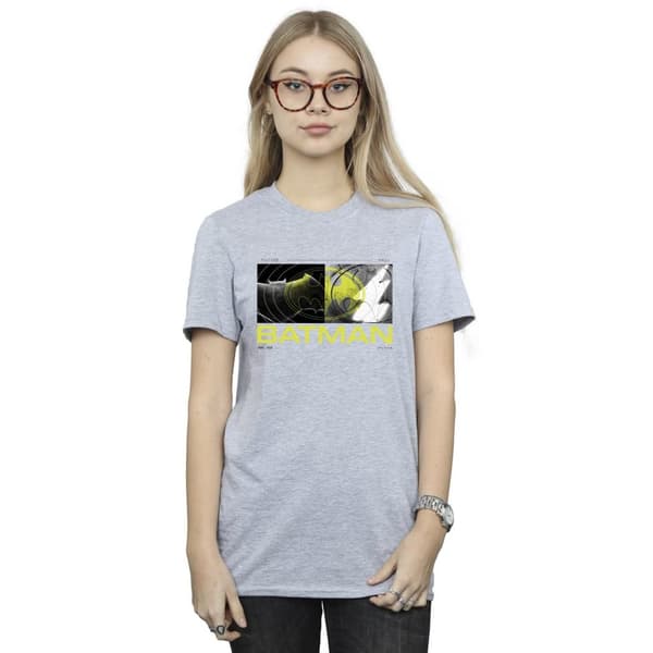 DC Comics Womens/Ladies The Flash Batman Future To Past Cotton Boyfriend T-Shirt