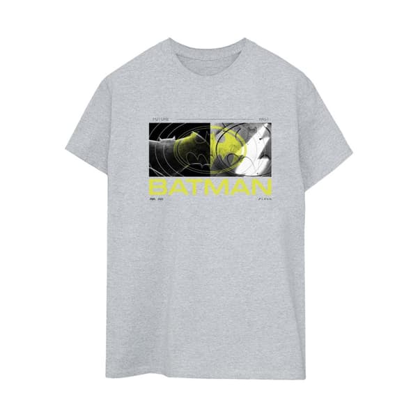 DC Comics Womens/Ladies The Flash Batman Future To Past Cotton Boyfriend T-Shirt