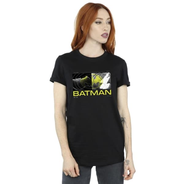 DC Comics Womens/Ladies The Flash Batman Future To Past Cotton Boyfriend T-Shirt