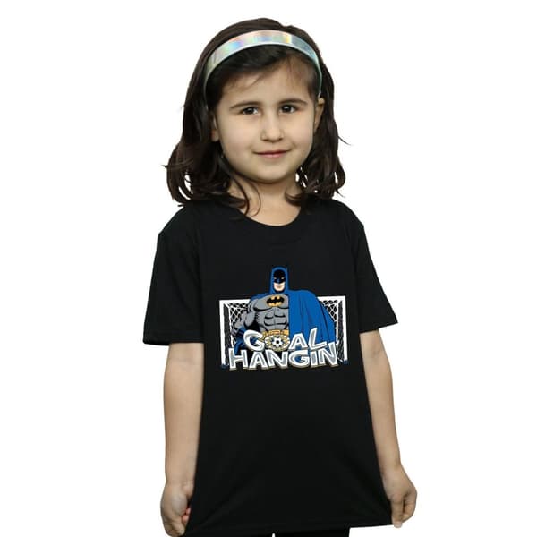 DC Comics Girls Batman Football Goal Hangin´ Cotton T-Shirt