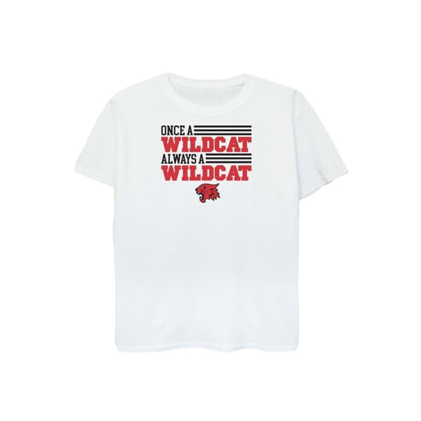 Disney Womens/Ladies High School Musical The Musical Once A Wildcat Cotton Boyfriend T-Shirt