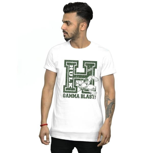 Marvel Mens Hulk Gamma Blast T-shirt