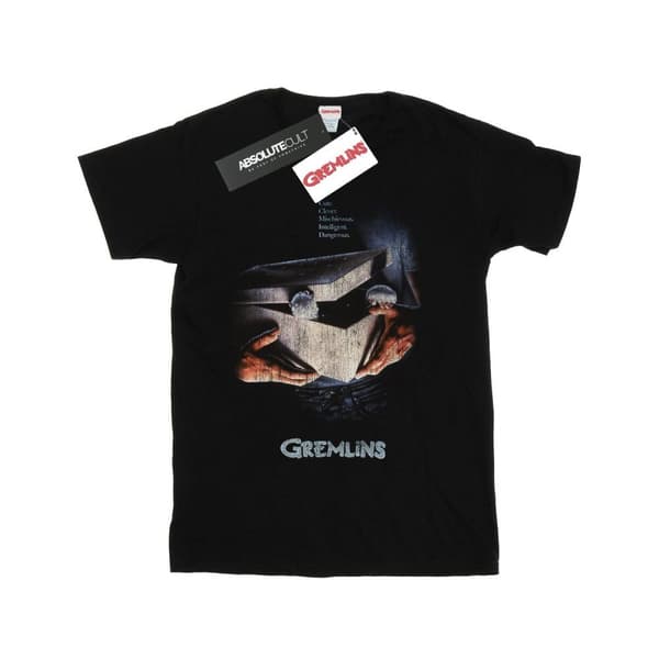 Gremlins Womens/Ladies Gizmo Distressed Poster Cotton Boyfriend T-Shirt