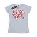 Miniatyrbild 1 av 3: DC Comics Dam/Tjej Supergirl Retro Logo Bomulls-T-shirt
