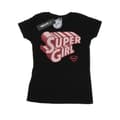 Miniatyrbild 1 av 3: DC Comics Dam/Tjej Supergirl Retro Logo Bomulls-T-shirt