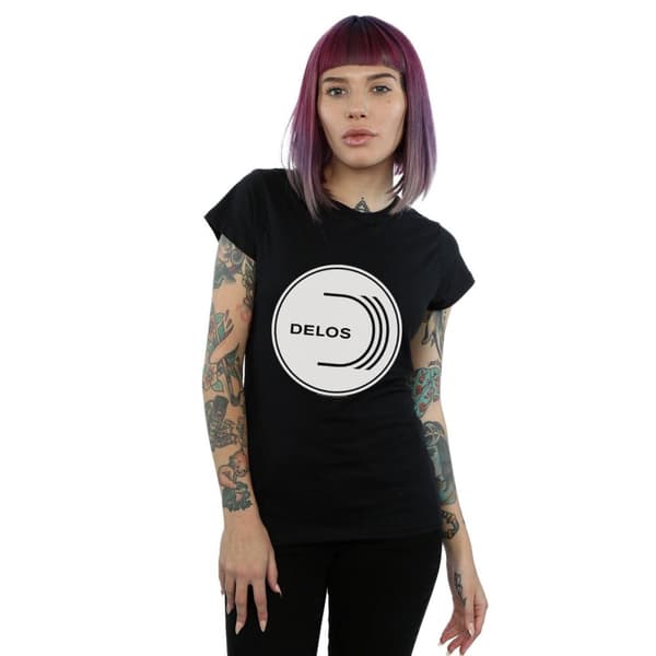 Westworld Womens/Ladies Delos Circular Logo Cotton T-Shirt