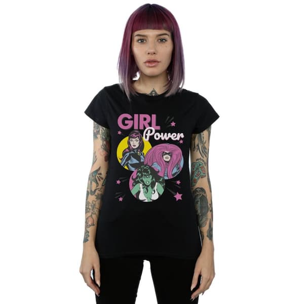 Marvel Comics Womens/Ladies Girl Power Cotton T-Shirt