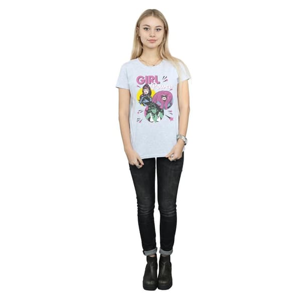 Marvel Comics Womens/Ladies Girl Power Cotton T-Shirt