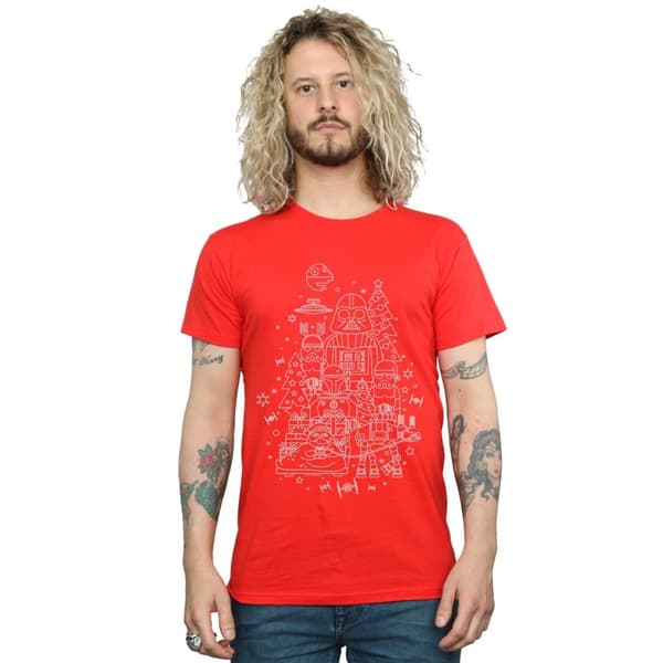 Star Wars Mens Empire Christmas T-Shirt