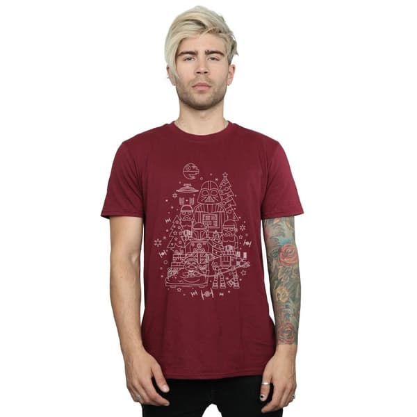 Star Wars Mens Empire Christmas T-Shirt