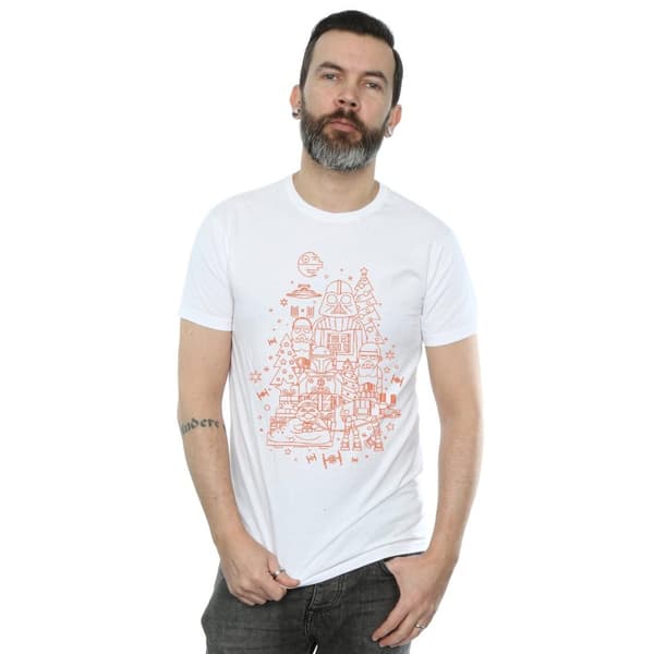 Star Wars Mens Empire Christmas T-Shirt