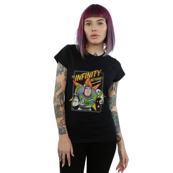 Disney Womens/Ladies Toy Story 4 Buzz To Infinity Cotton T-Shirt
