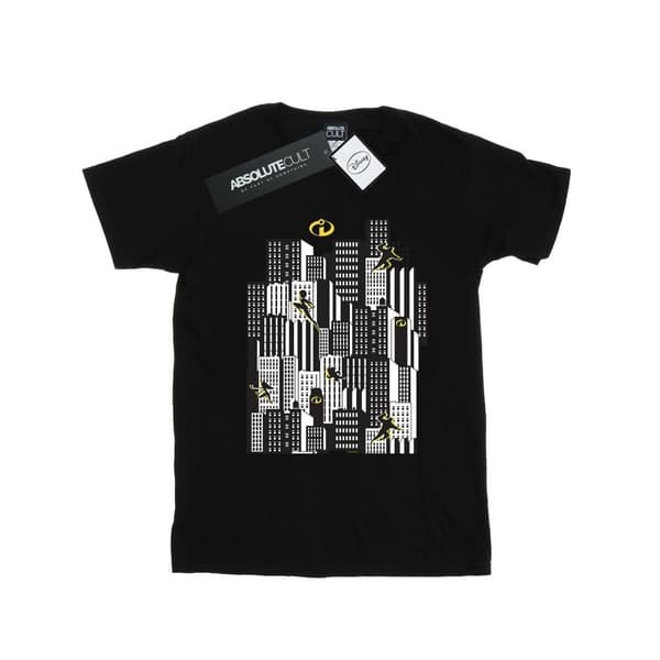 Disney T-shirt i bomull för flickor - The Incredibles Skyline