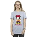 Pikkukuva 2 / 3: Disney Womens/Ladies Minnie Mouse Story Time Cotton Boyfriend T-Shirt