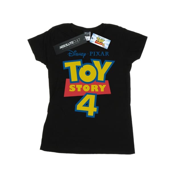 Disney Dam/Tjej - Toy Story 4 - T-shirt i bomull med logotyp