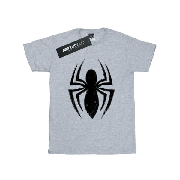 Marvel Girls Spider-Man Ultimate Spider Logo Cotton T-Shirt